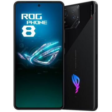 Smartphone ASUS ROG Phone 8, 256GB, 12GB RAM, Dual SIM, 5G, 4-Camere, Phantom Black