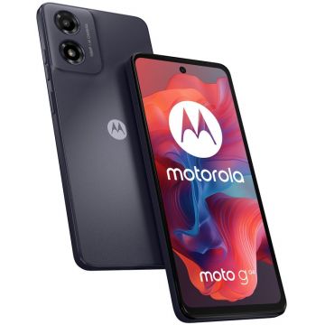 Smartphone Motorola Moto G04, 64GB, 4GB RAM, Dual SIM, 4G, Dual-Camera, Concord Black