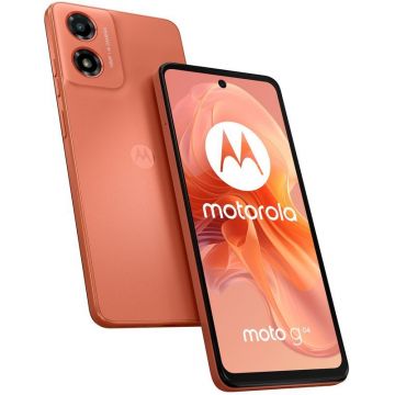 Smartphone Motorola Moto G04, 64GB, 4GB RAM, Dual SIM, 4G, Dual-Camera, Sunrise Orange