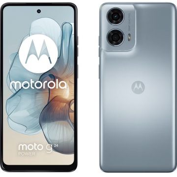 Smartphone Motorola Moto G24 Power, 256GB, 8GB RAM, Dual SIM, 4G, Tri-Camera, Glacier Blue