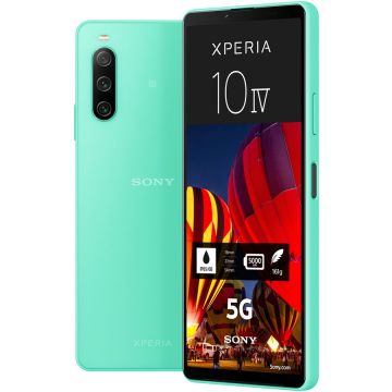 Sony Telefon mobil Sony Xperia 10 IV, Dual SIM, 6GB RAM, 128GB, 5G, Mint