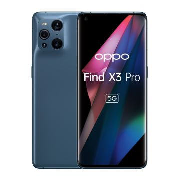 Telefon mobil Oppo Find X3 Pro, 5G, 256GB, 12GB RAM, Dual-SIM, Albastru