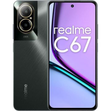 Telefon mobil Realme C67 4G, 258GB, 8GB RAM, Dual-SIM, Negru Rock