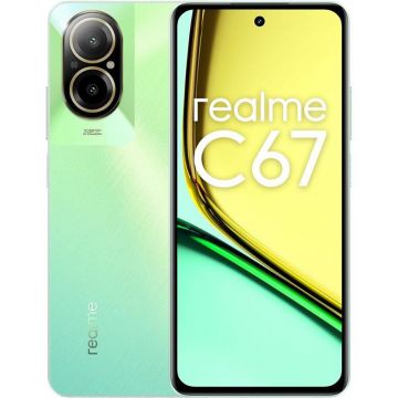 Telefon mobil Realme C67 4G, 258GB, 8GB RAM, Dual-SIM, Verde Sunny