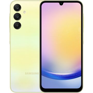 Telefon mobil Samsung Galaxy A25 5G, 128GB, 6GB, Dual SIM, Galben