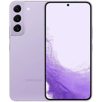 Telefon mobil Samsung Galaxy S22, 5G, 128 GB, 8GB RAM, Dual-Sim, Violet Bora