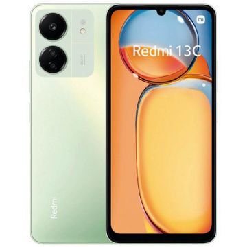 Telefon mobil Xiaomi Redmi 13C 4G, 128GB, 6GB RAM, Dual-SIM, Verde