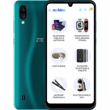 Telefon mobil ZTE Blade A51 Lite 4G, 32GB, 2GB RAM, Dual-SIM, Verde