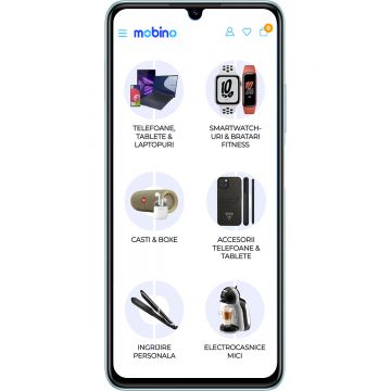 Telefon mobil ZTE Blade A72S 4G, 128GB, 3GB RAM, Dual-SIM, Albastru Sky