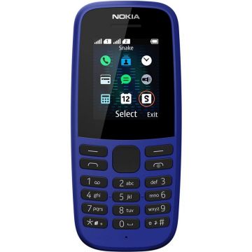 Telefon mobil Nokia 105 (2019), Dual SIM, albastru