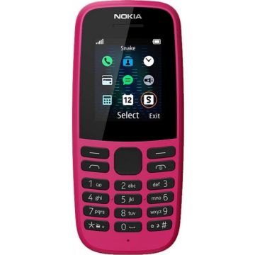 Telefon mobil Nokia 105 (2019), Dual SIM, roz