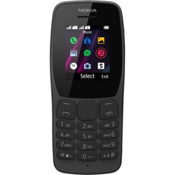 Telefon mobil Nokia 110, Dual SIM, negru