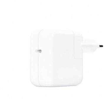 Apple Incarcator retea Apple MW2G3ZM/A, 1x USB-C, 30W, Alb