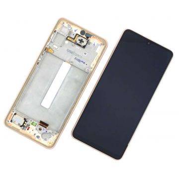 Display Samsung Galaxy A33 A336 5G Display Service Pack cu Rama Auriu Gold