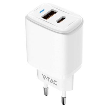 Incarcator rapid cu 20W pentru dispozitive USB si tip C.