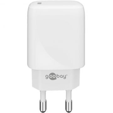 Incarcator USB-C PD (Power Delivery) fast charger (20W) (white)