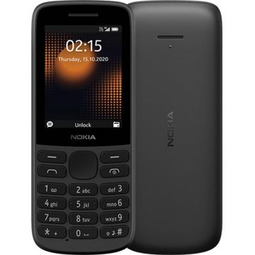 Nokia Telefon mobil Nokia 215, Dual SIM, 4G, Negru
