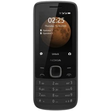 Nokia Telefon Mobil Nokia 225, Dual Sim, Negru