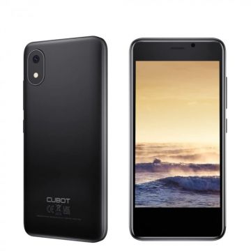 Telefon mobil CUBOT J20 Negru, 4G, 4.0 , 3GB RAM, 32GB ROM, Android 12, MT6739WA QuadCore, Face ID, 2350mAh, Dual SIM