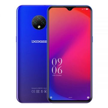 Telefon mobil Doogee X95 Albastru, 4G, IPS 6.52inch, 2GB RAM, 16GB ROM, Android 10, MTK6737T QuadCore, IP68, 4350mAh, Dual SIM