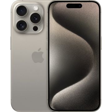 Telefon mobil iPhone 15 Pro - 6.7 - 1TB, mobile phone (titanium natural, iOS)