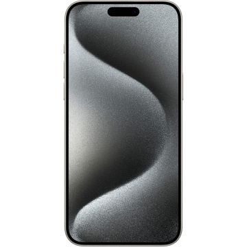 Telefon mobil iPhone 15 Pro - 6.7 - Max 1TB, Mobile Phone (Titanium White, iOS)