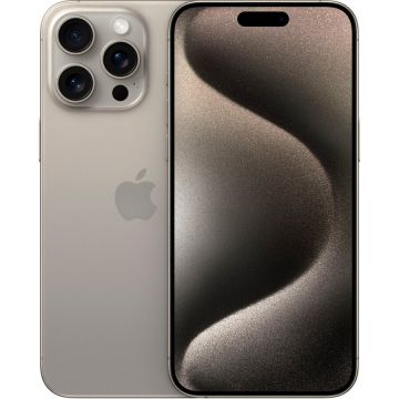 Telefon mobil iPhone 15 Pro Max 512GB Titan Nature