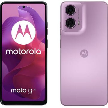 Telefon mobil Moto G24 128GB 4GB RAM NFC Dual SIM 4G Pink Lavender