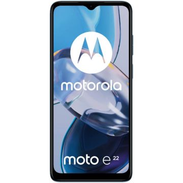 Telefon mobil Motorola Moto E22 4G, 64GB, 4GB RAM, Dual SIM, Crystal Blue
