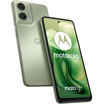 Telefon mobil Motorola Moto g24, 128GB, 4GB RAM, Dual SIM, Ice Green