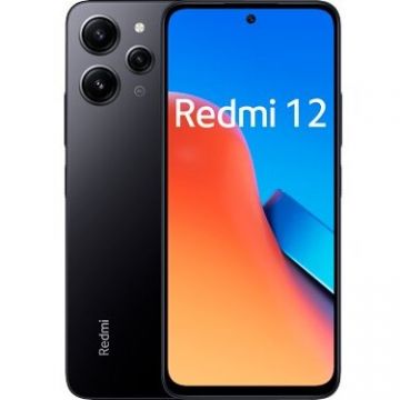 Telefon Mobil Redmi 12 8GB 256GB Dual SIM Midnight Negru