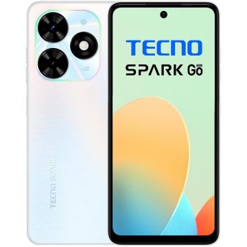 Telefon mobil Spark Go 128GB 4GB RAM Dual Sim 4G Mystery White