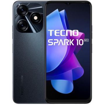 Telefon mobil Tecno Spark 10 128GB 8GB RAM Dual Sim 4G Meta Black