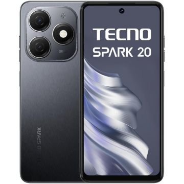 Telefon mobil Tecno Spark 20C 256GB 8GB RAM Dual Sim 4G Gravity Black