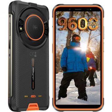 Telefon mobil Ulefone Power Armor 16S Orange, 4G, Difuzor 3.5W, IPS 5.93 , 16 GB (8+8extensibil) RAM, 128GB ROM, Android 13, Unisoc T616, 9600mAh, Dual SIM