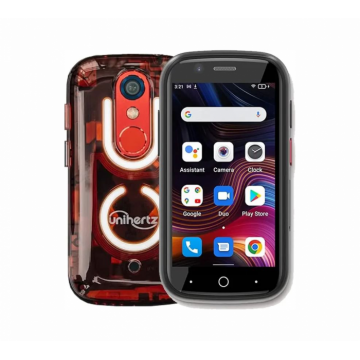 Telefon mobil Unihertz Jelly Star Red, 4G, 3.0  , 8GB RAM, 256GB ROM, Android 13, Helio G99 Octa-Core, Bt v5.3, NFC, OTG, 2000mAh, Dual SIM