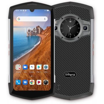 Telefon mobil Unihertz TickTock, 5G, Rugged Dual Screen 6.5 + 1.3 LCD, 8GB RAM, 128GB ROM, Android 11, Dimensity 700, 6000mAh, Dual SIM