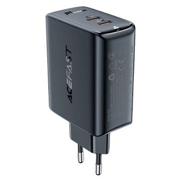 Wall Charger Acefast A29 Pd50w Gan 2x Usb-c 50w (black)