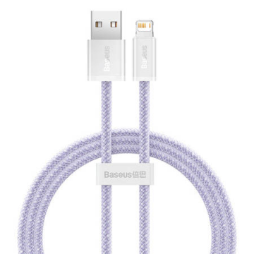 Cablu De Date Usb Pentru Lightning Baseus Dynamic 2 Series, 2,4a, 1m (violet)