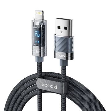 Cablu de încărcare Toocki A-l, 1m, 12w (gri)