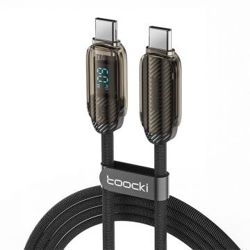 Cablu de încărcare Toocki C-c, 1m, Pd 60w (gri)