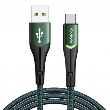 Cablu LED USB la USB-c Mcdodo Magnificence Ca-7961, 1 m (verde)