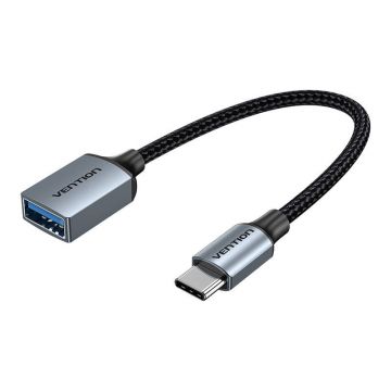 Cablu Otg USB 3.0 Mascul la Usb Femela Vention Ccxhb 0.15m (gri)