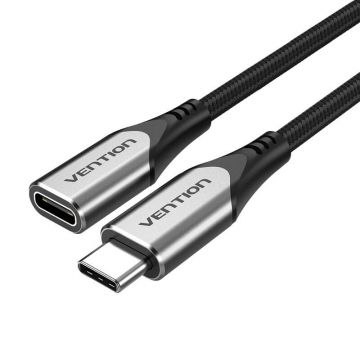 Cablu prelungitor Usb-c 3.1 Vention Tabhf 1m Pd 60w (gri)