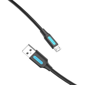 Cablu negru, Usb 2.0 A La Micro Usb 3a 2m