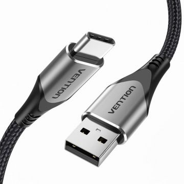 Cablu Usb 2.0 A La Usb-c Vention Codhf 3a 1m Gri