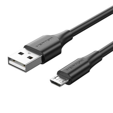 Cablu USB 2.0 la Micro Usb Vention Ctibd 2a 0.5m (negru)