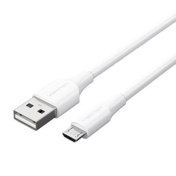 Cablu USB 2.0 la Micro Usb Vention Ctiwh 2a 2m (alb)
