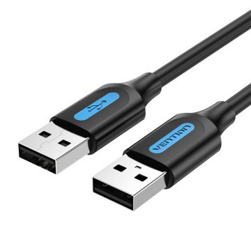 Cablu Usb 2.0 Ventiune Cojbi 2a 3m Negru Pvc