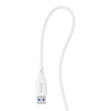 Cablu USB-a la USB-c Ricomm Rls004acw 1.2m